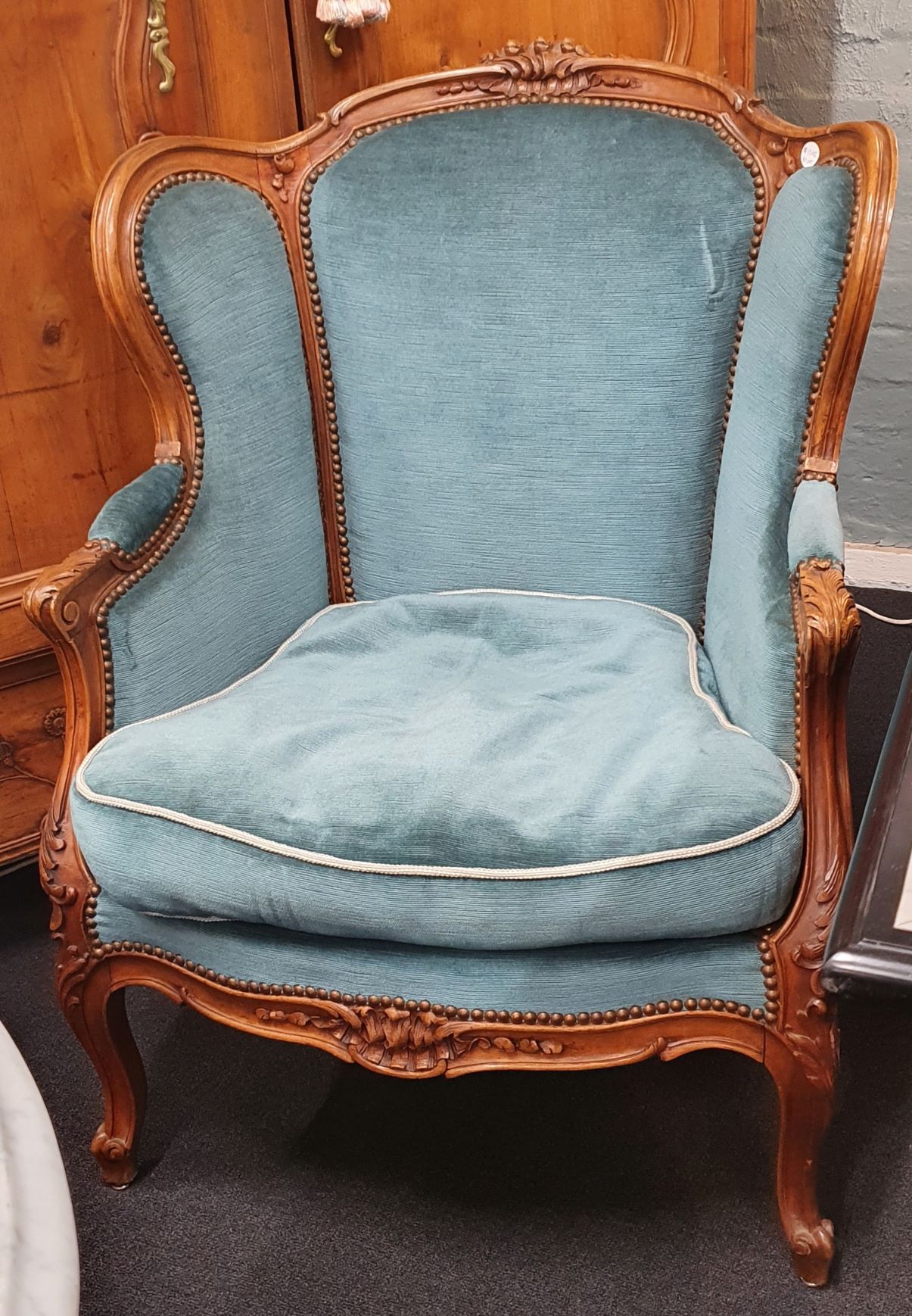 A pair of Louis XV Bergere Armchairs